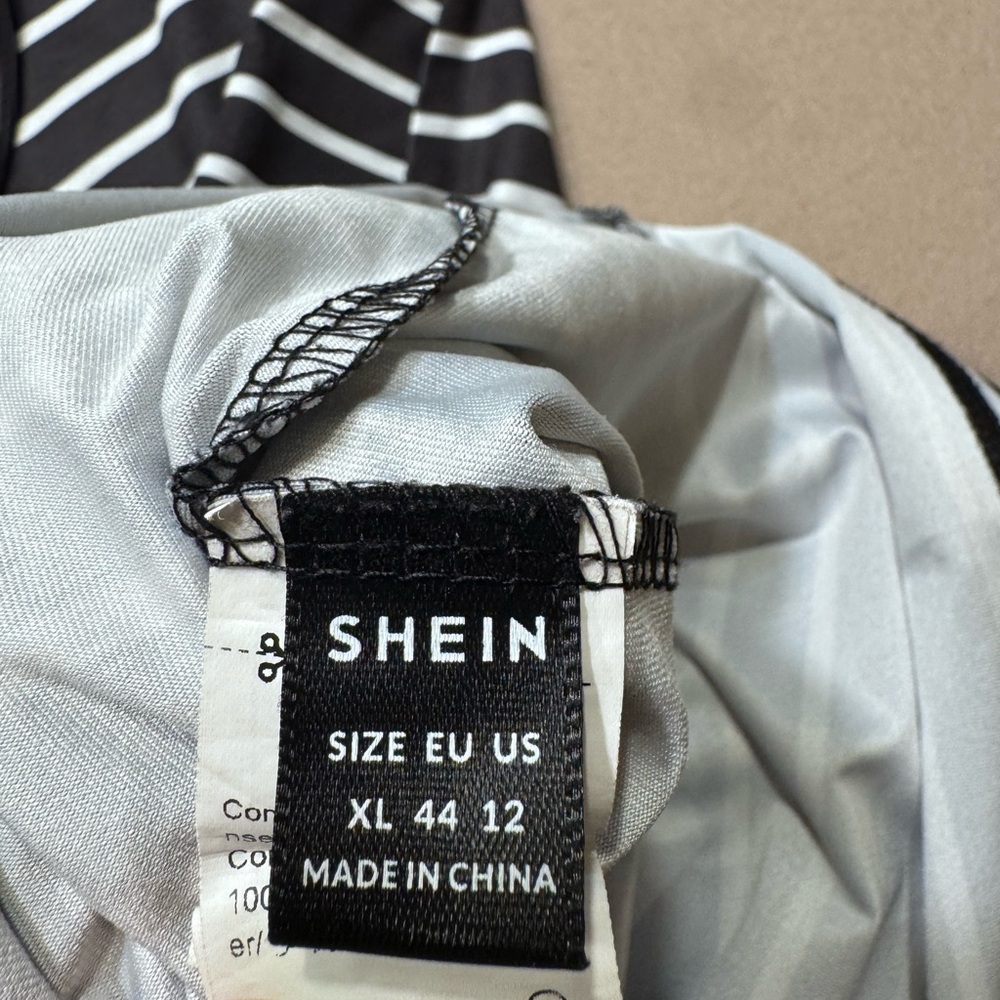 SHEIN Black and White Striped Dress - Picture 5 of 6